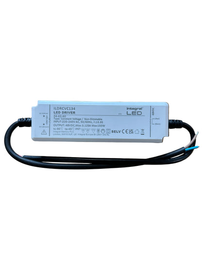 150W 48V DC IP67 Non Dimmable Constant Voltage LED Driver - LED Retro