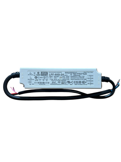Mean Well LPF-60D-24 60W 24V 0-10V Dimmable IP67 LED Driver - LED Retro
