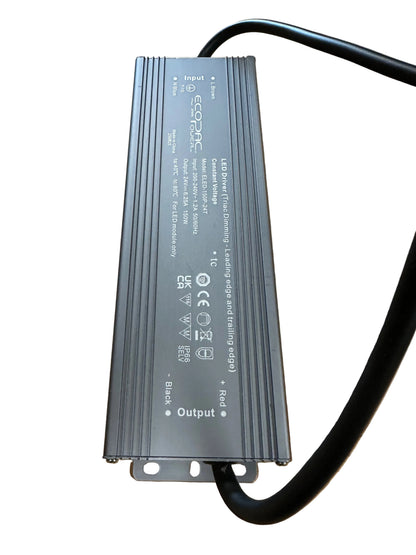 Ecopac ELED-150P-24T 150W 24V IP66 Triac Dimmable Driver - LED Retro
