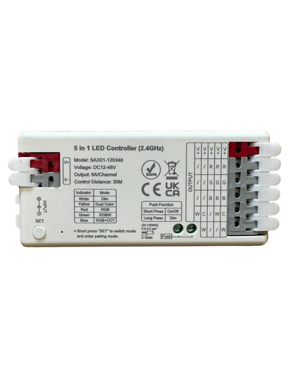 Saxby Orion 24/48V RF Receiver - 5 in 1 LED Controller - LED Retro