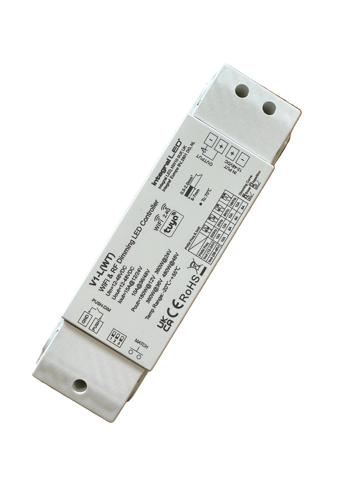 Skydance V1-L LED Controller WIFI & RF Single Colour 12-48V Constant Voltage 480W - LED Retro