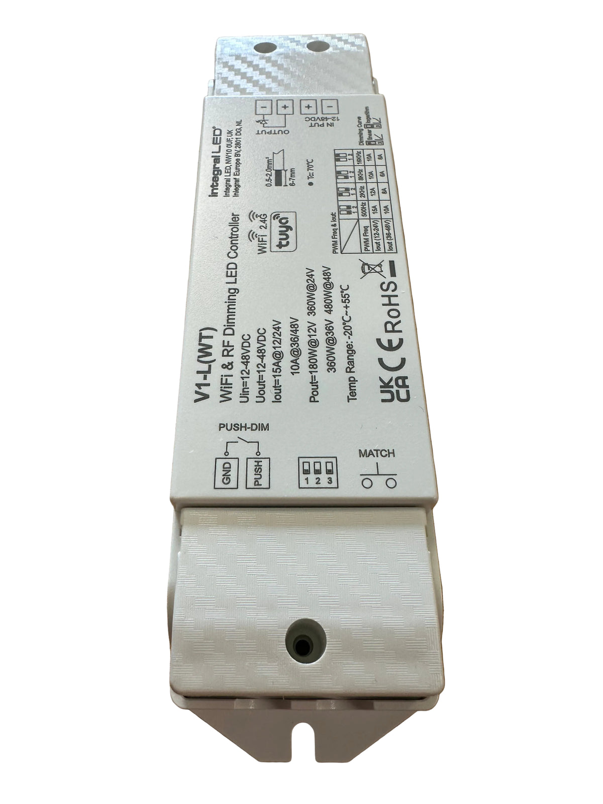 Skydance V1-L LED Controller WIFI & RF Single Colour 12-48V Constant Voltage 480W - LED Retro
