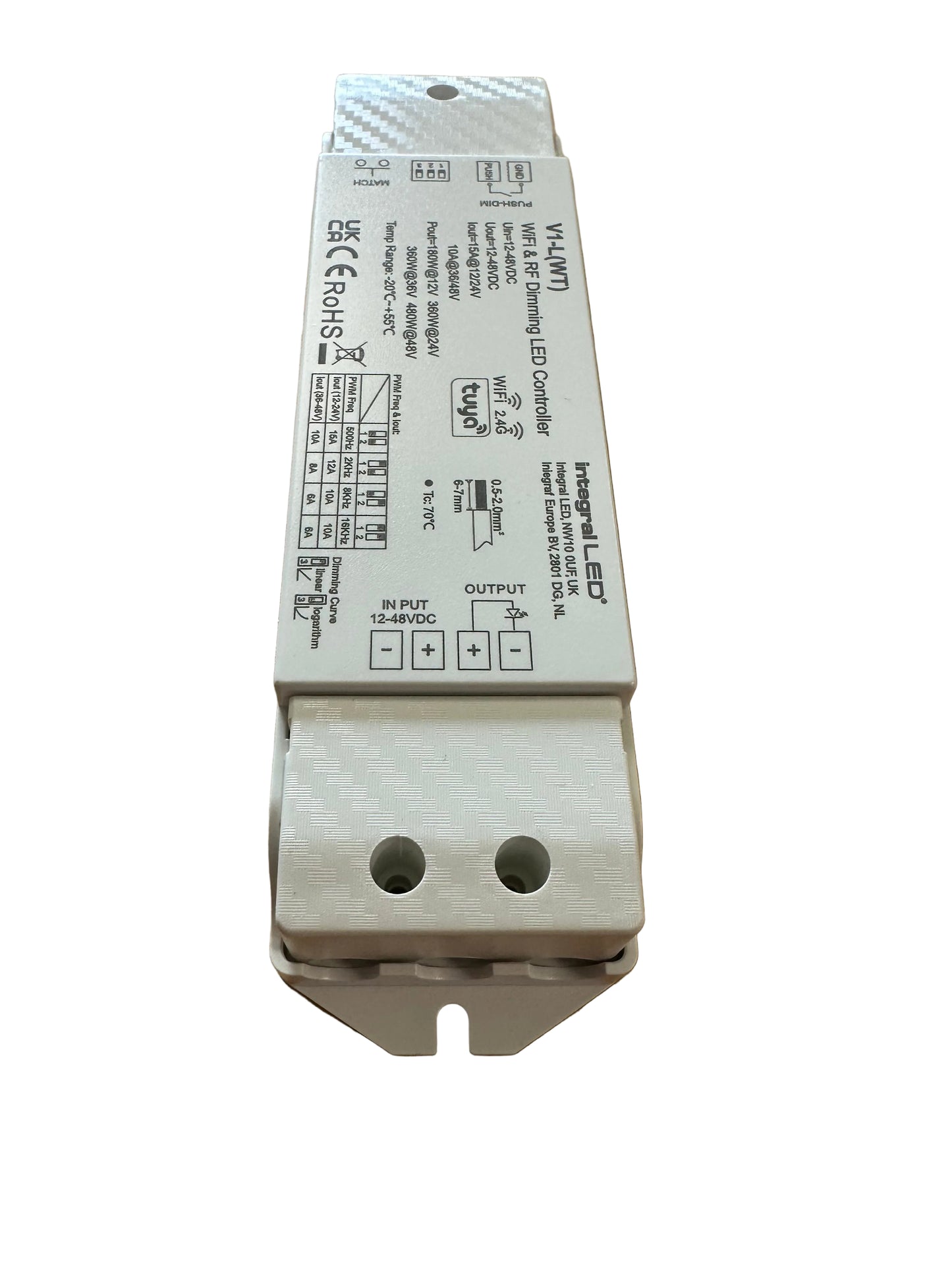 Skydance V1-L LED Controller WIFI & RF Single Colour 12-48V Constant Voltage 480W - LED Retro