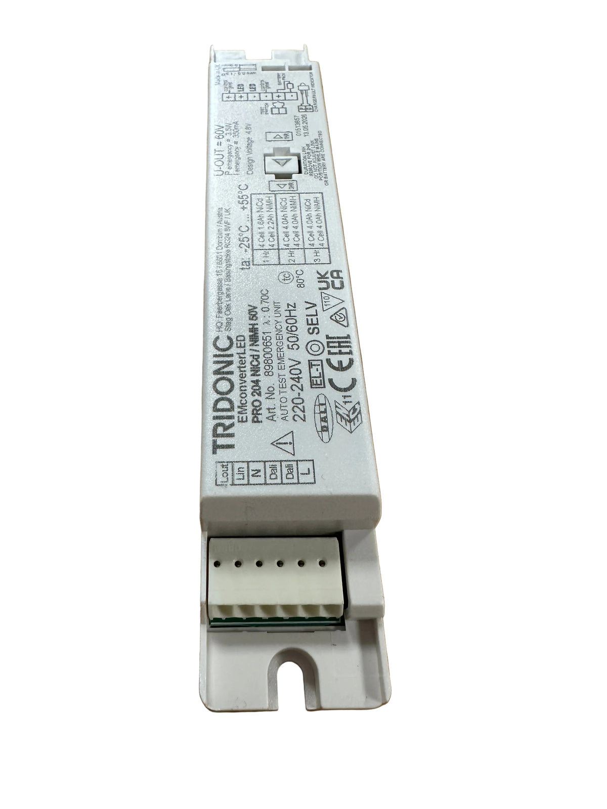 Tridonic 89800651 EMconverterLED PRO 204 NiCd/NiMH 50V - LED Retro