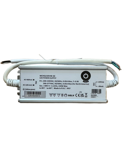 POS Power MCHQ150V48-GE 150W 38V 3.12A C.V IP67 LED Power Supply - LED Retro