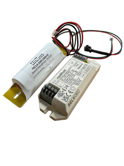 FOXLUX FXE03-55-KIT Micro Conversion Module - Battery - LED Indicator - Self Test - 10-50V - LED Retro