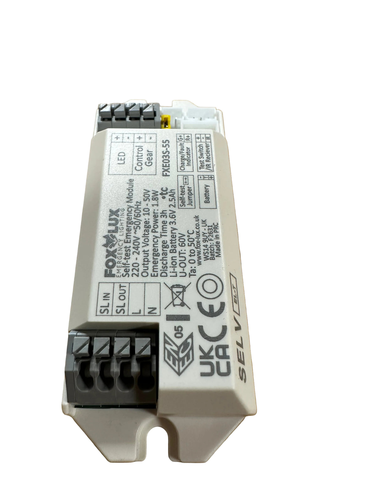 FOXLUX FXE03-55-KIT Micro Conversion Module - Battery - LED Indicator - Self Test - 10-50V - LED Retro