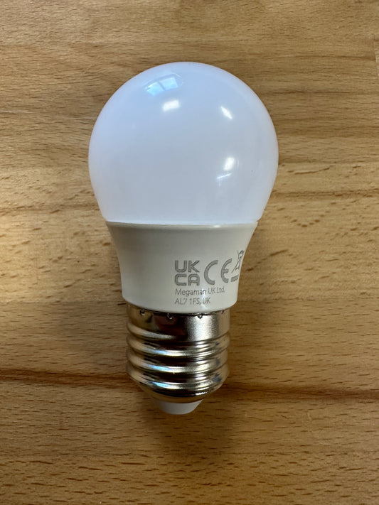 Megaman 5.5W Opal Dimmable Golf Ball E27 2700K - 711113 - LED Retro