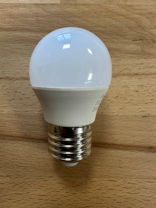 S13572 Energizer 5.2W LED GOLF BALL 470LM Opal ES (E27) Daylight Bulb - LED Retro