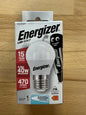 S13572 Energizer 5.2W LED GOLF BALL 470LM Opal ES (E27) Daylight Bulb X1 - LED Retro