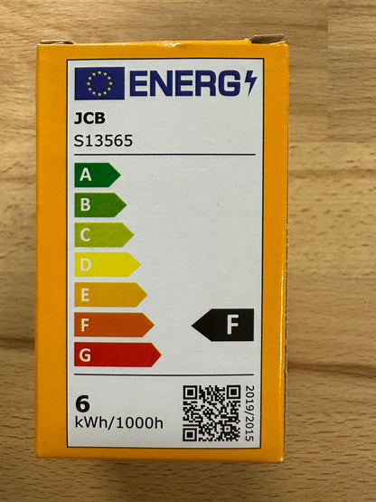S13565 JCB 6W LED GOLF BALL 470LM OPAL SBC (B15) Warm White - Pack of 1 - LED Spares