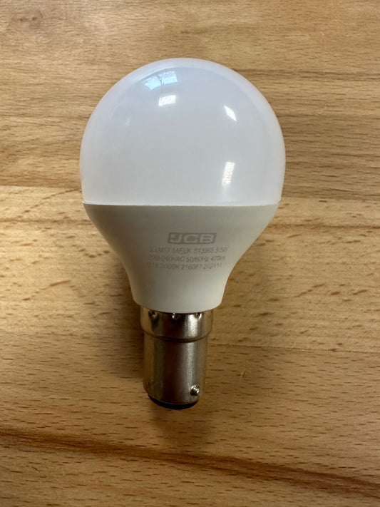 S13565 JCB 6W LED GOLF BALL 470LM OPAL SBC (B15) Warm White - Pack of 1 - LED Spares