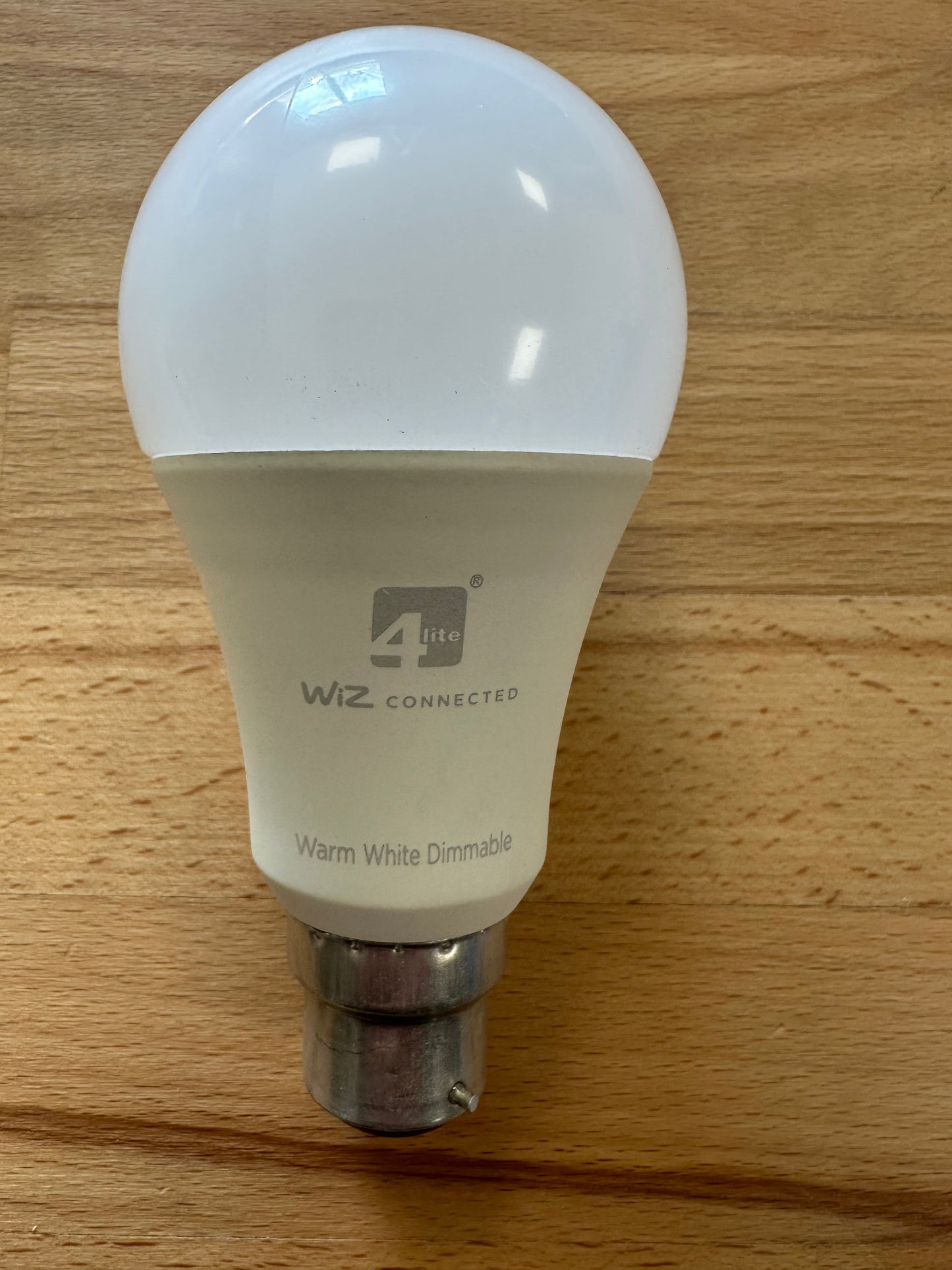 4Lite WiZ Connected Smart LED WiFi Bulb GLS Warm White - BC (B22) - 4L1-8001 - LED Retro