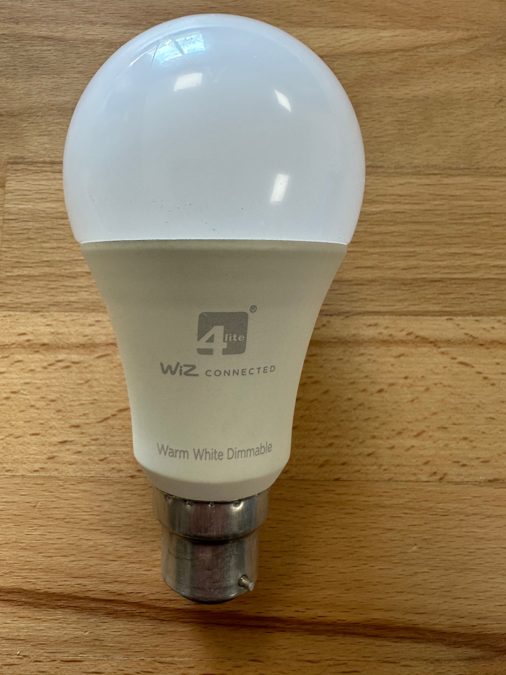 4Lite WiZ Connected Smart LED WiFi Bulb GLS Warm White - BC (B22) - 4L1-8001 - LED Retro