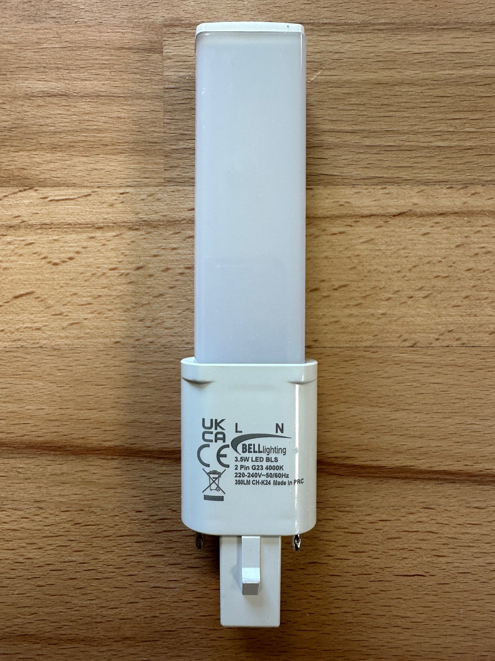 Bell LED 3.5W Thermoplastic BLS 2 Pin Bypass - G23 - 4000K - 70080 - LED Spares