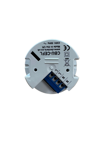 Danlers CBU-CEFL - Casambi Ceiling Flush Mount Passive Infra Red (PIR) Detector & Photocell - LED Retro