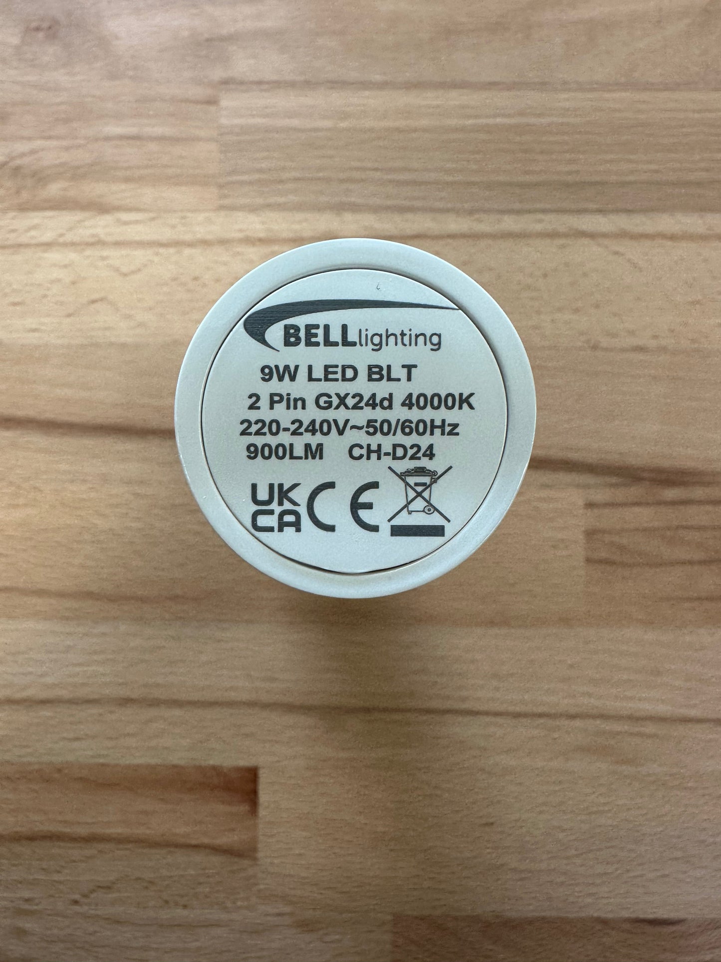 Bell LED 9W Thermoplastic BLD 2/4 Pin Bypass - 4000K - 70085 - LED Spares