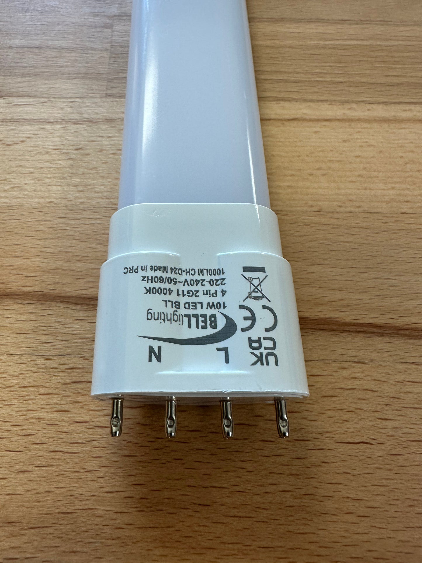 Bell LED 10W Thermoplastic BLL 4 Pin Bypass - 2G11 - 4000K - 70086 - LED Spares