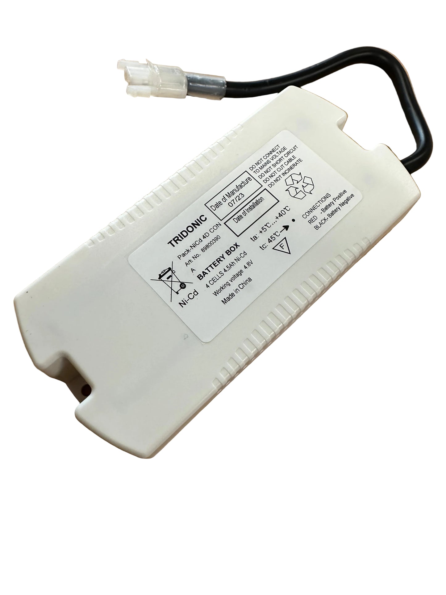 Tridonic 89800390 Pack-NiCd 4D CON - LED Retro 