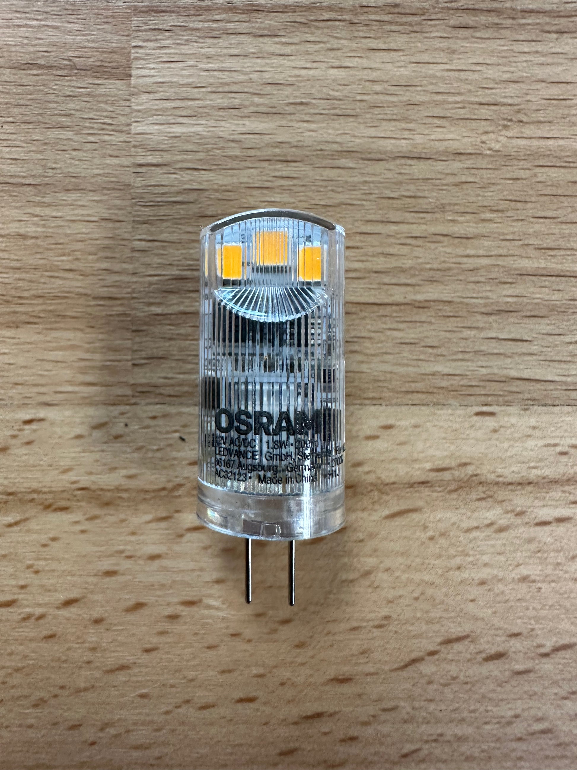Osram PARATHOM® LED PIN G4 Cap - 12V - 1.8W - 2700K 200lm - Low-voltage LED lamp - LED Retro