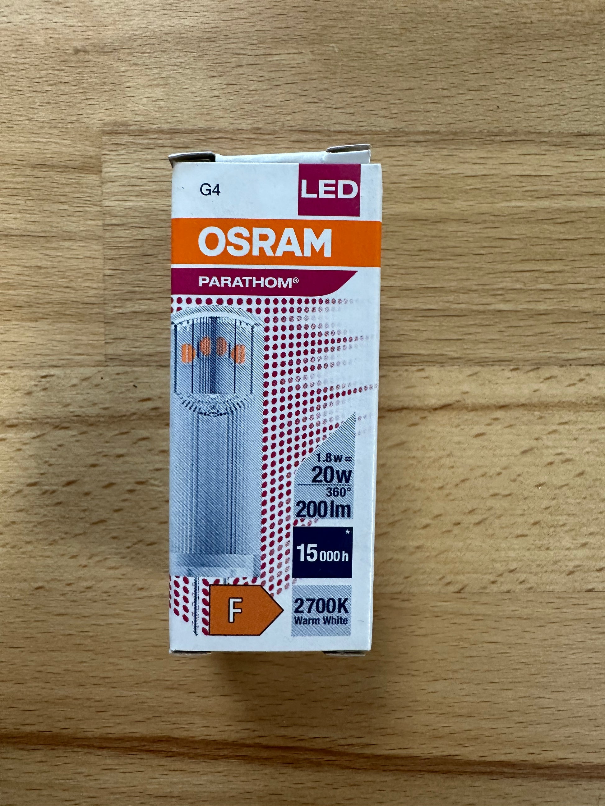 Osram PARATHOM® LED PIN G4 Cap - 12V - 1.8W - 2700K 200lm - Low-voltage LED lamp - LED Retro