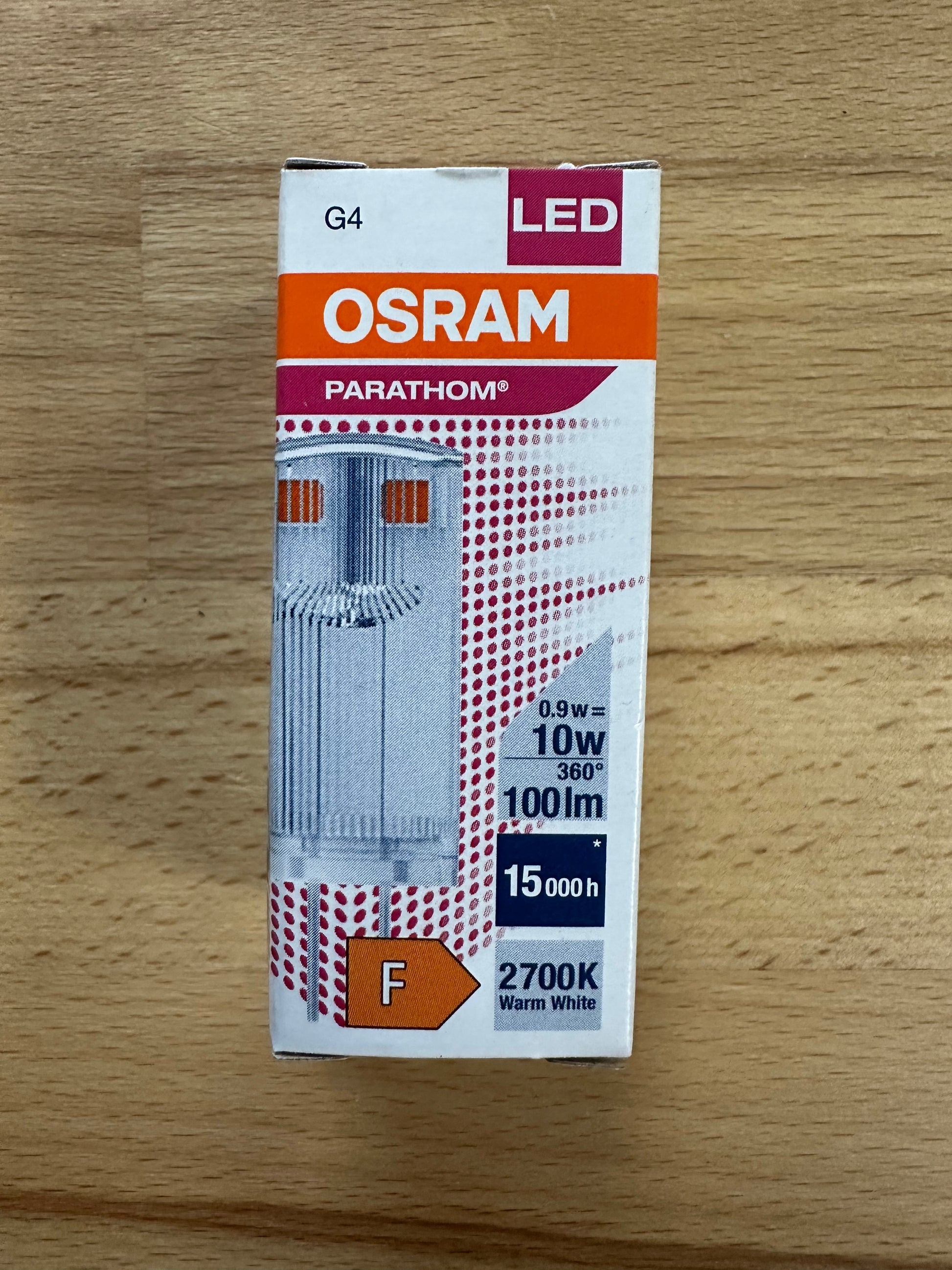 Osram PARATHOM® LED PIN G4 Cap - 12V - 0.9W - 2700K 100lm - Low-voltage LED lamp - LED Retro