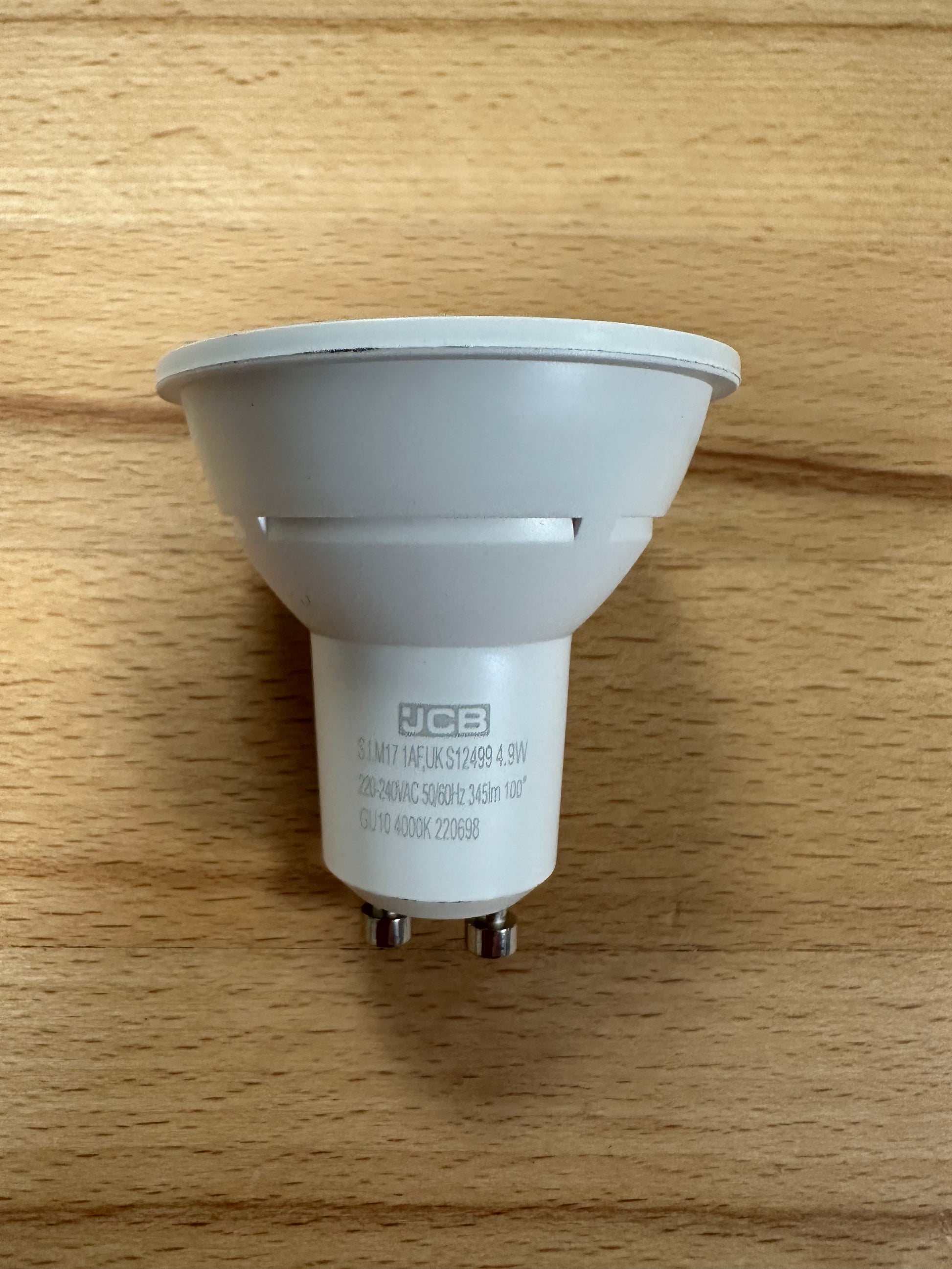 S12499 JCB 5W LED GU10 370LM Cool White - Pack of 1 - LED Retro