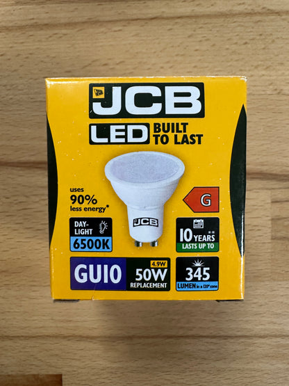 S10964 JCB 5W LED GU10 370LM Daylight - Pack of 1 - LED Retro