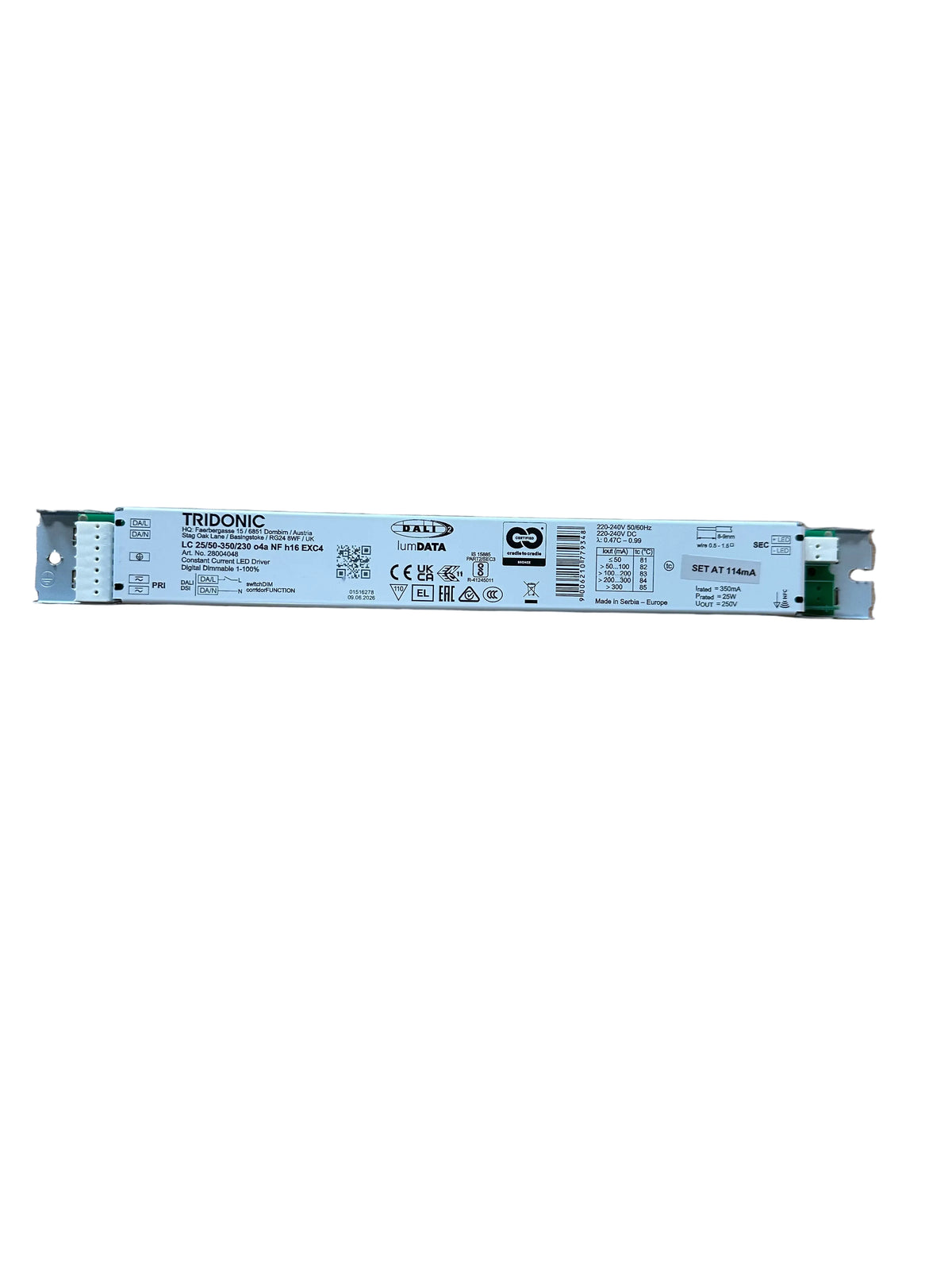 Tridonic 28004048 LC 25/50-350/230 o4a NF h16 EXC4 - LED Retro