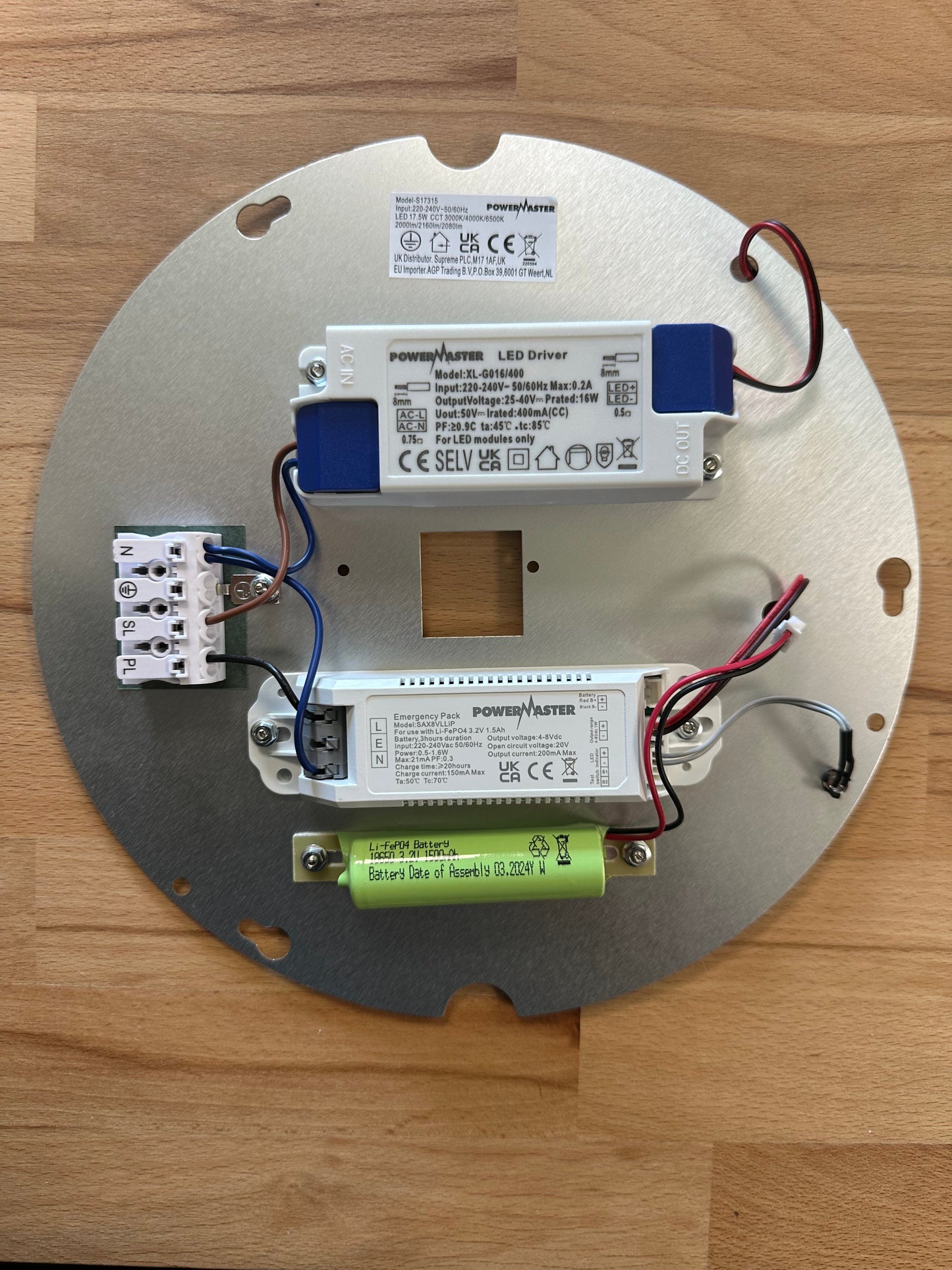 Powermaster 15w 2D Replacement LED Gear Tray - CCT - Emergency - S17315- LED Spares