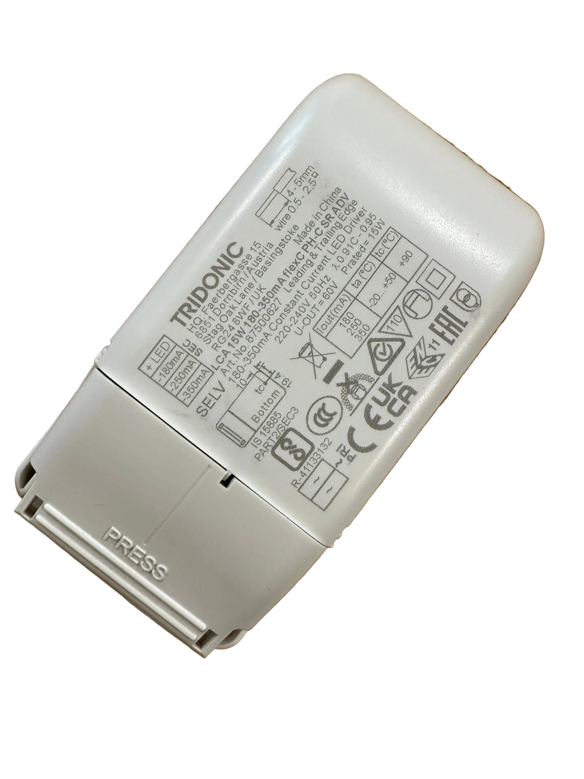 Tridonic 87500627 ﻿LCA 15W 180-350mA flecC PH-C SR ADV - LED Retro