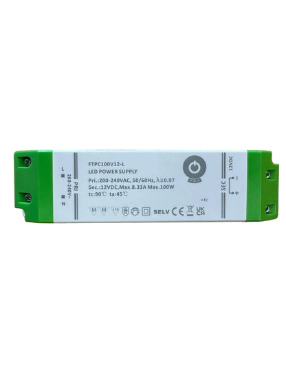 POS Power FTPC100V12-L 100W 12V/7.5A C.V LED Power Supply - LED Retro
