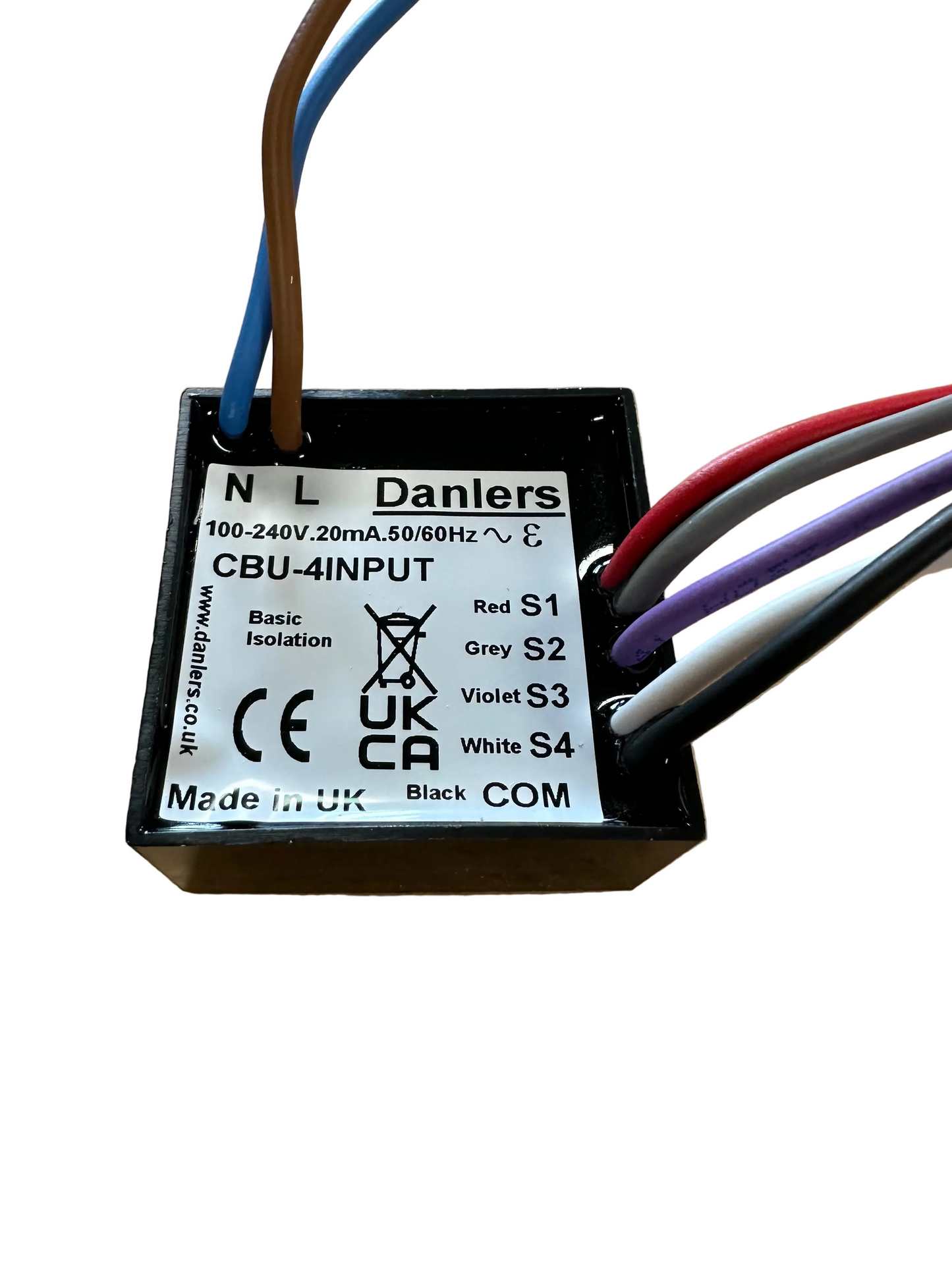Danlers CBU-4INPUT 4 Input Control Suitable For Use With Casambi Controls - LED Retro