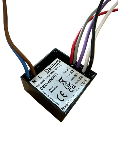 Danlers CBU-4INPUT 4 Input Control Suitable For Use With Casambi Controls - LED Retro