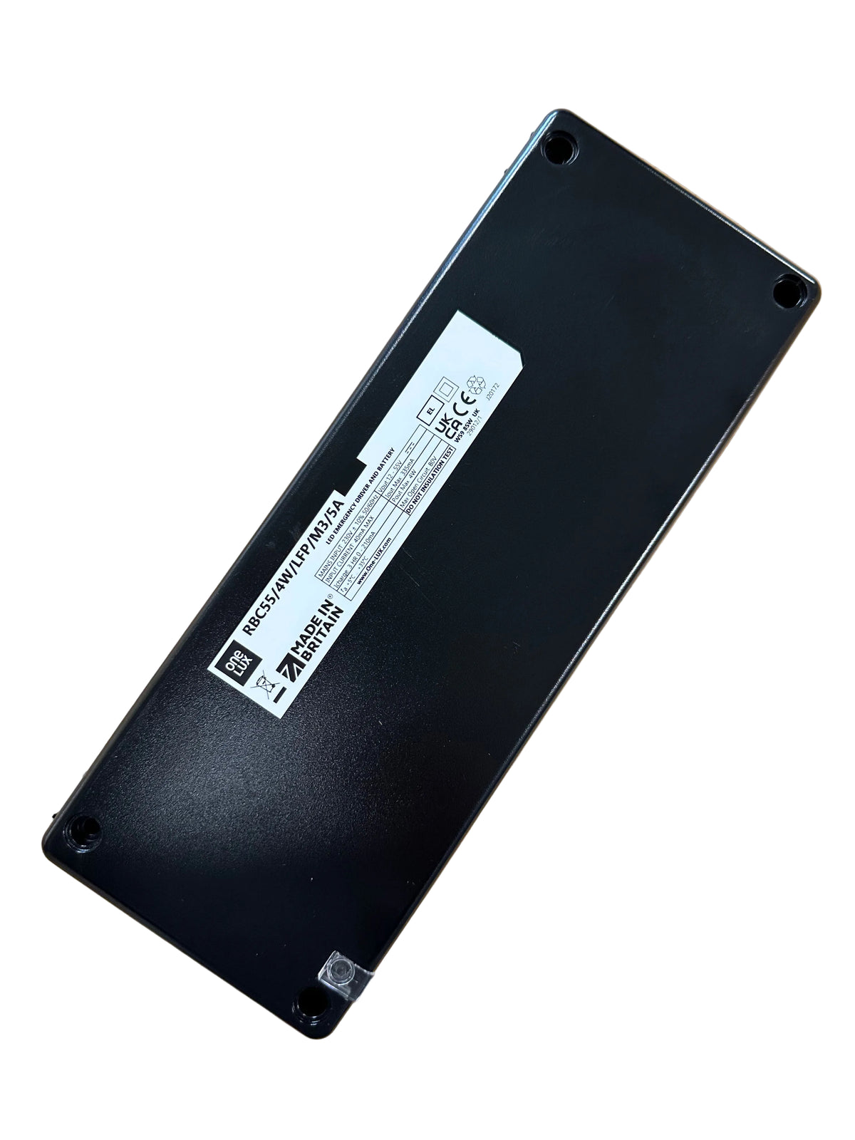 Luxe Mesh - One-Lux RBC55/3W/M3/LFP/5A IP65 Remote Emergency Box 9-55V 5A Relay - LED Retro