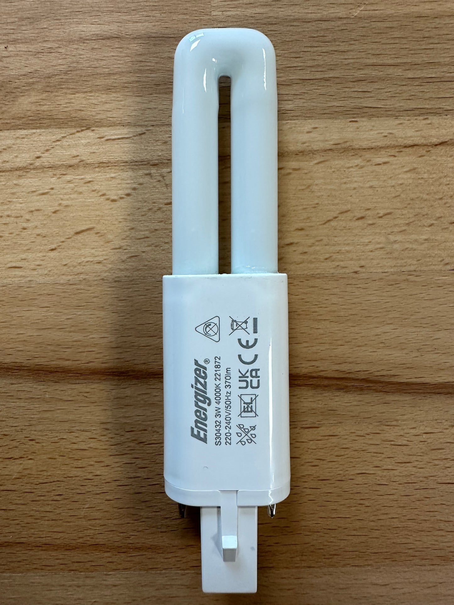 Energizer 3W=7W LED PLS G23 2Pin 370lm (Cool White) - S30432 - LED Retro