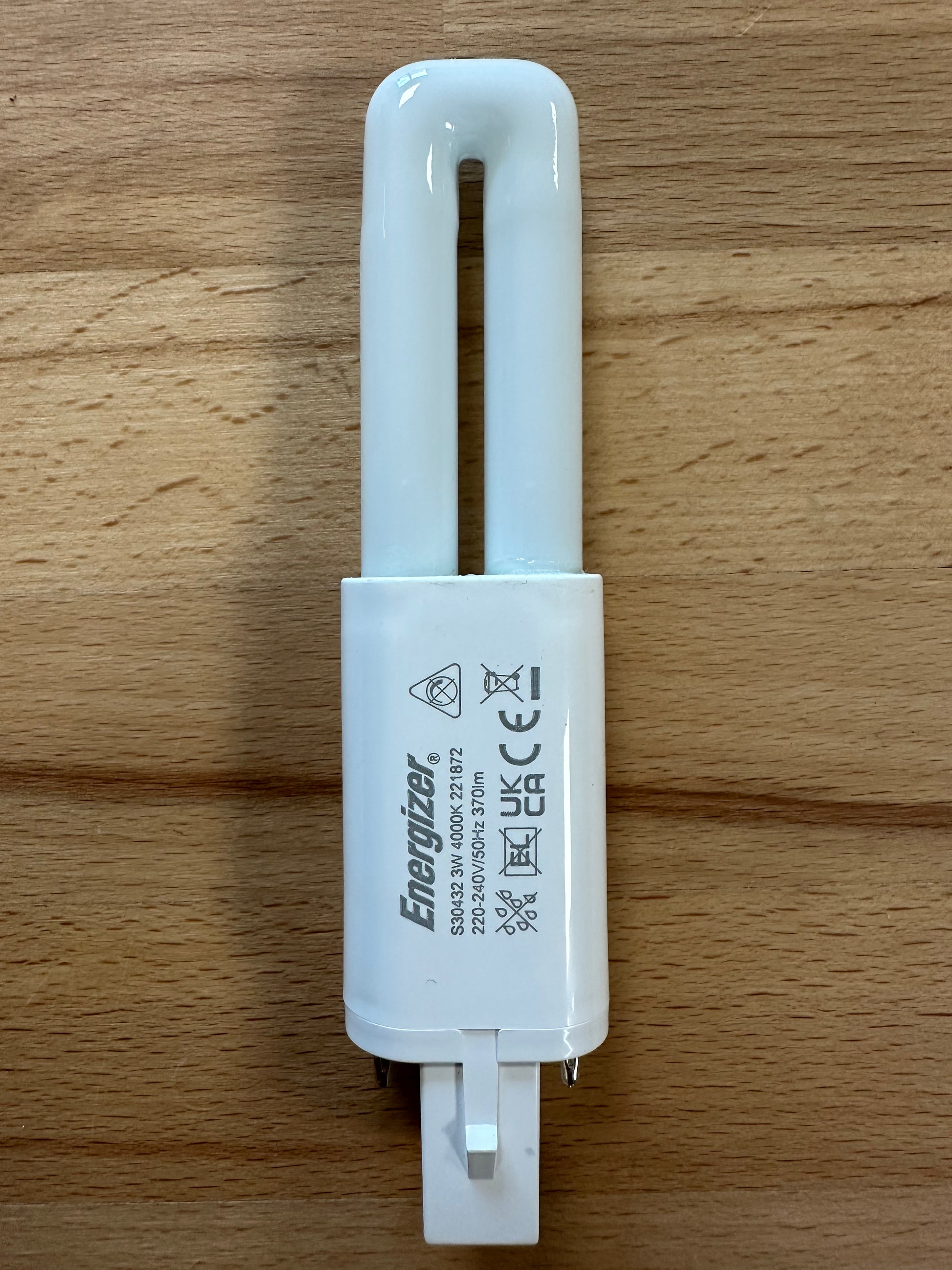 Energizer 3W=7W LED PLS G23 2Pin 370lm (Cool White) - S30432 - LED Retro
