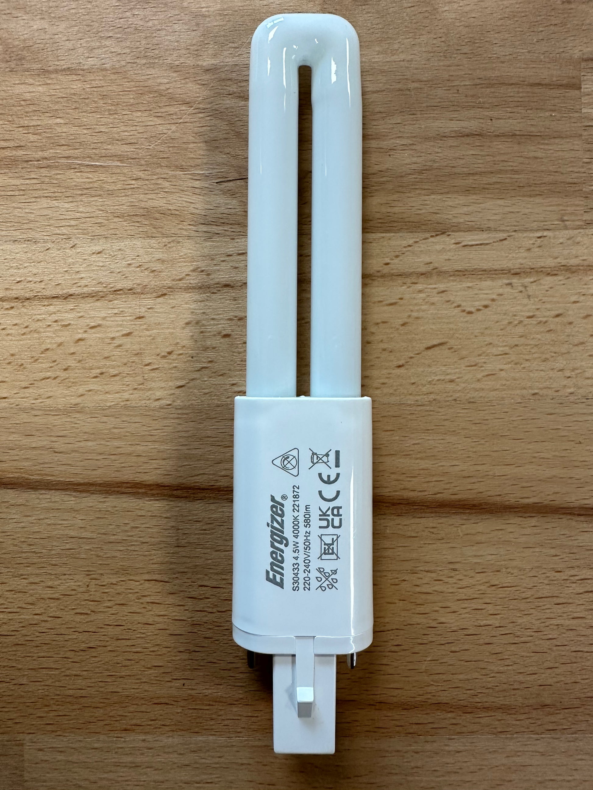 Energizer 4.5W=9W LED PLS G23 2Pin 580lm (Cool White) - S30433 - LED Retro