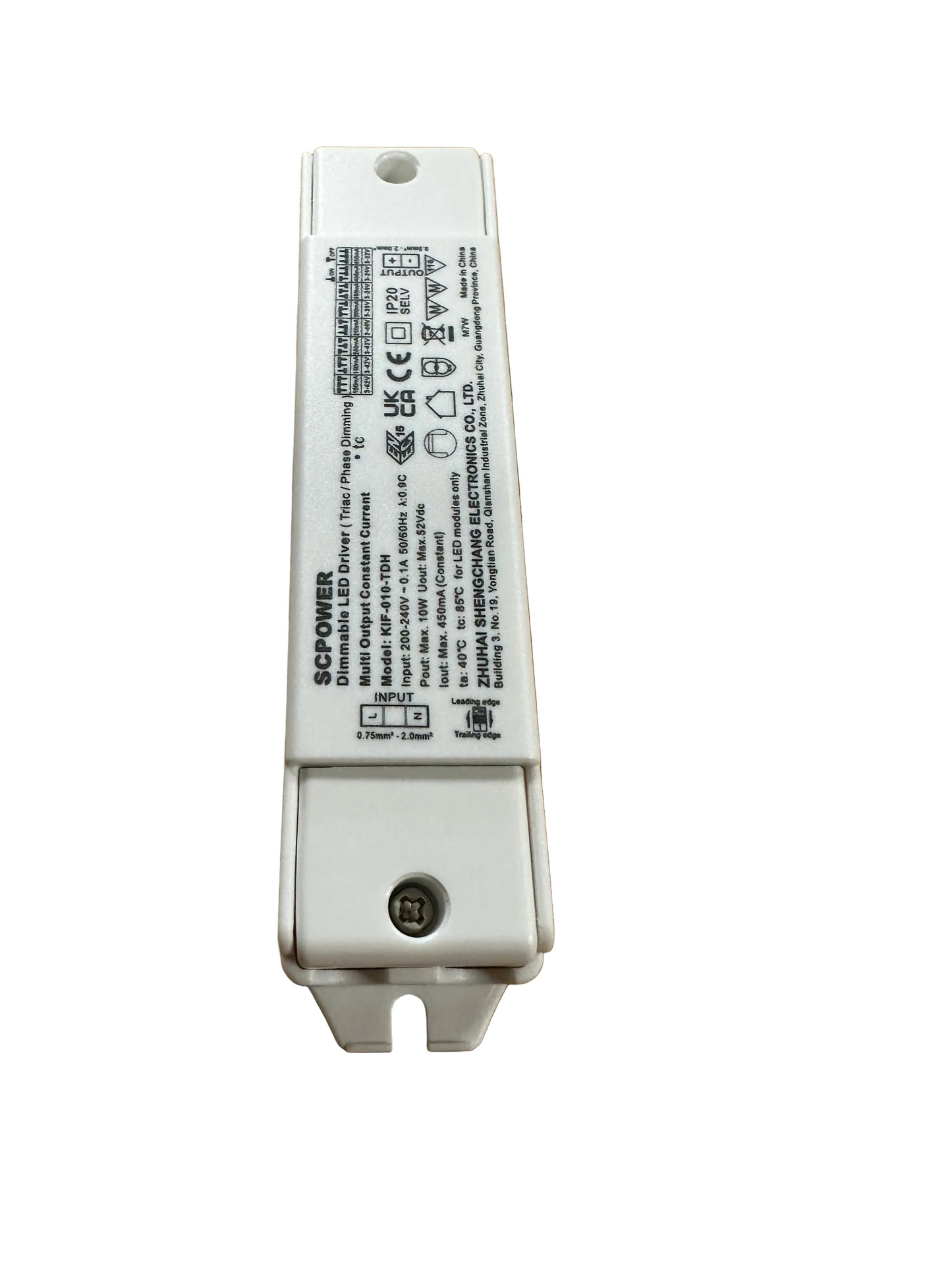 ECOPAC -SCPOWER - ELED-10P-C100/450T 10W 100-450mA (Dip-Switch)Triac Dimmable LED Driver - LED Retro