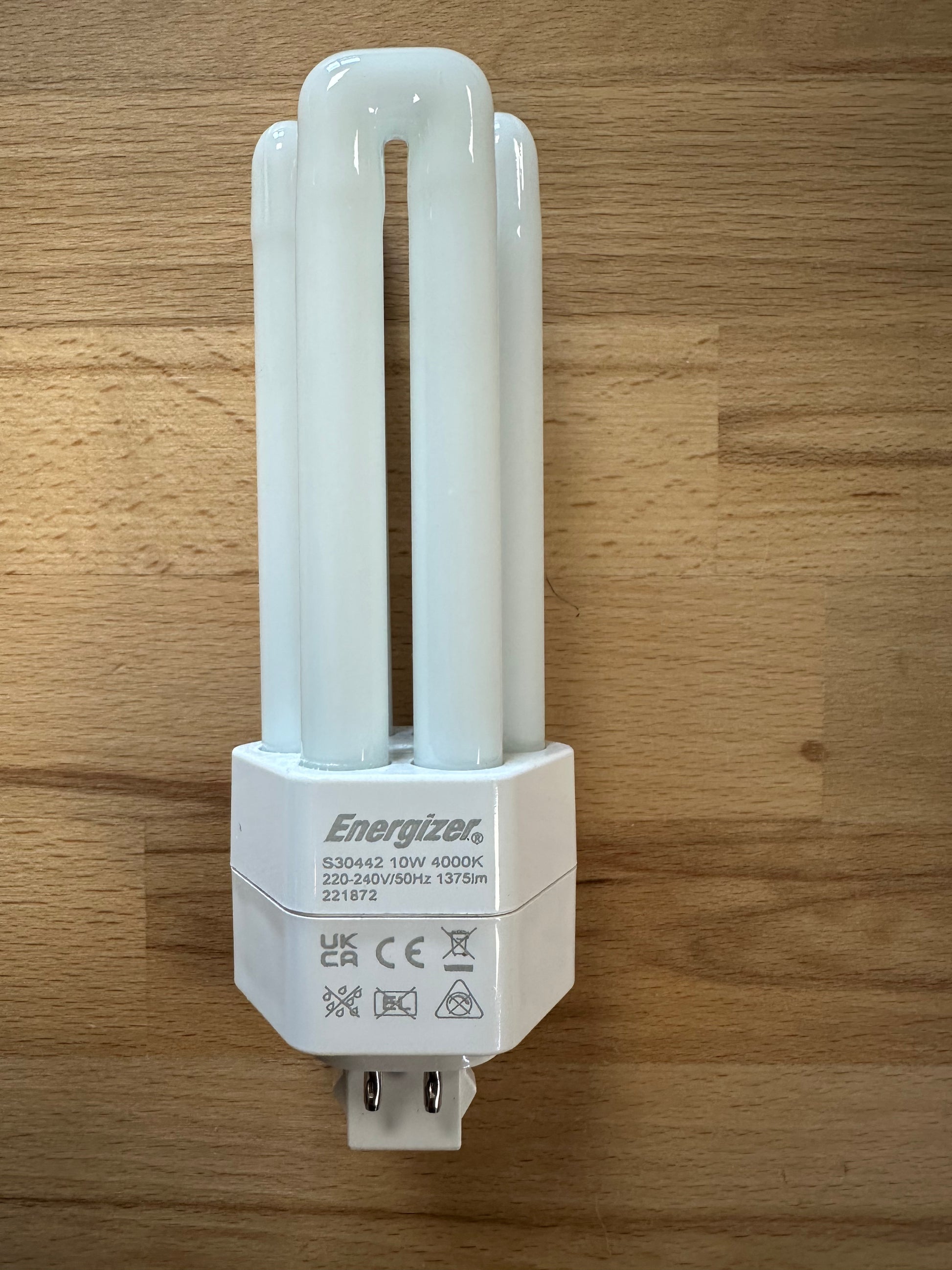 Energizer 10W=32W LED PLT (PL-T) GX24q-3 4Pin 1375lm 4000K (Cool White) - S30442 - LED Retro