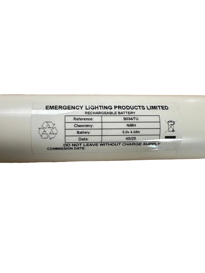ELP B034/TU NiMH 3+2 C Cell 6V 4Ah Enclosed Battery c/w Leads - LED Retro