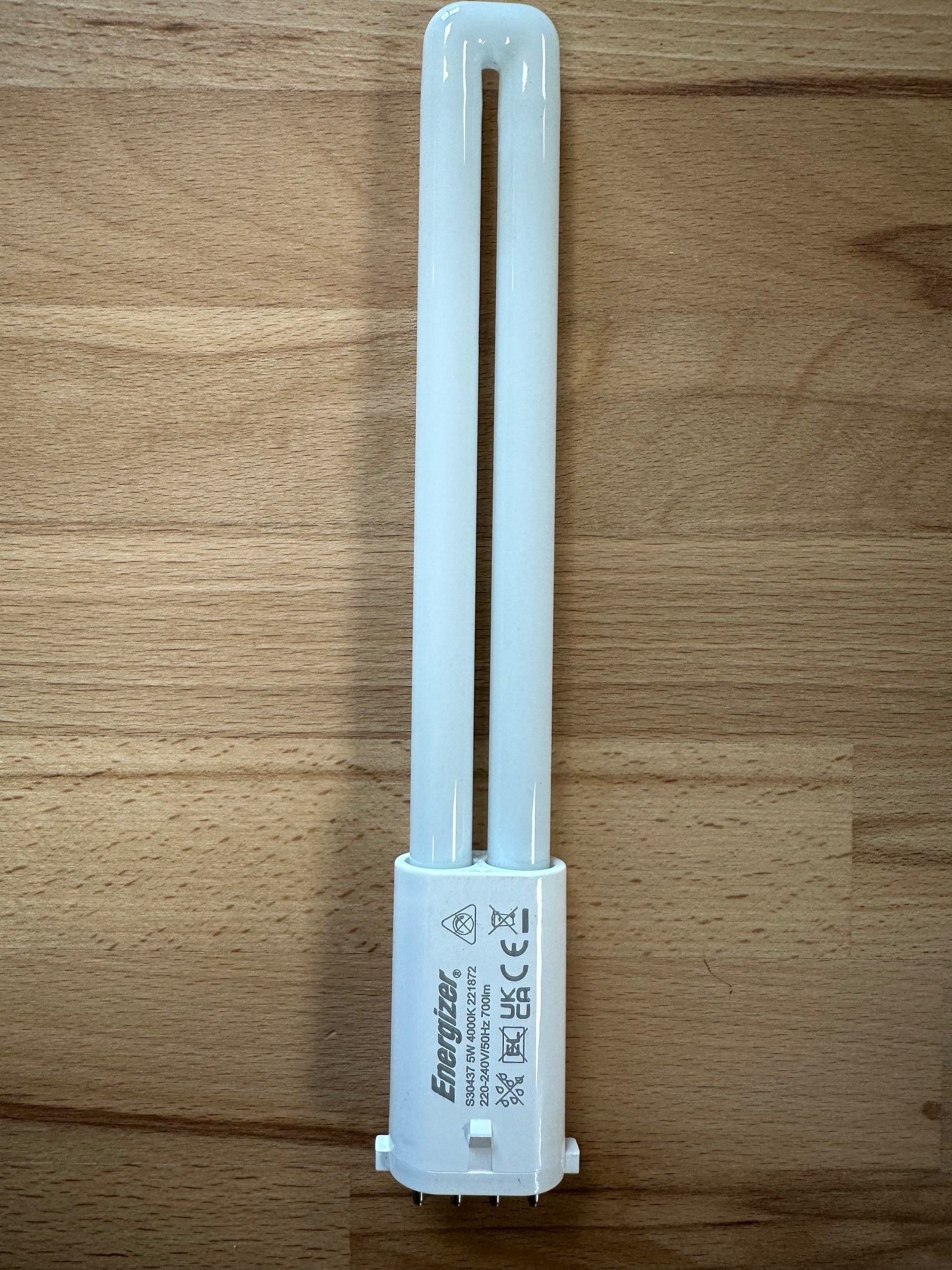 Energizer 5W=11W LED PLS 2G7 4Pin 700lm (Cool White) - S30437 - LED Retro