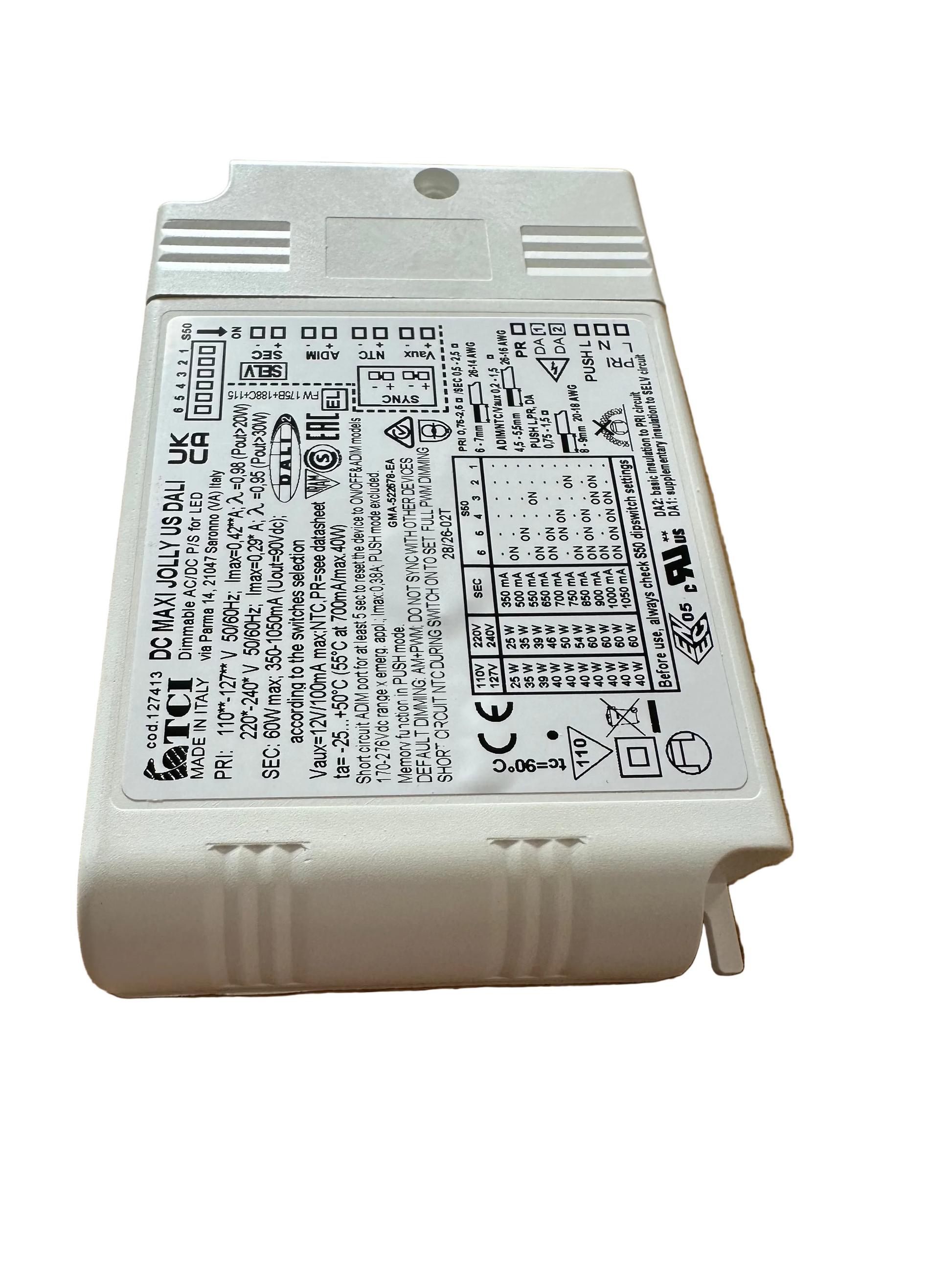 TCI 122413 127413 DC MAXI JOLLY DALI US - LED Retro