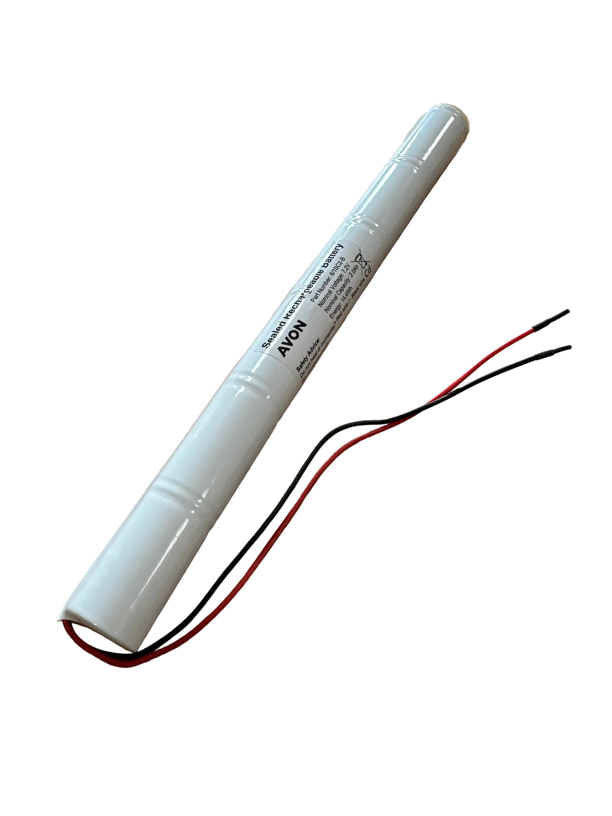 BST6-SC-7.2V-2AH-NICD 6 X Sub C Cell Battery Stick 7.2V 2AH Flying Leads - LED Retro