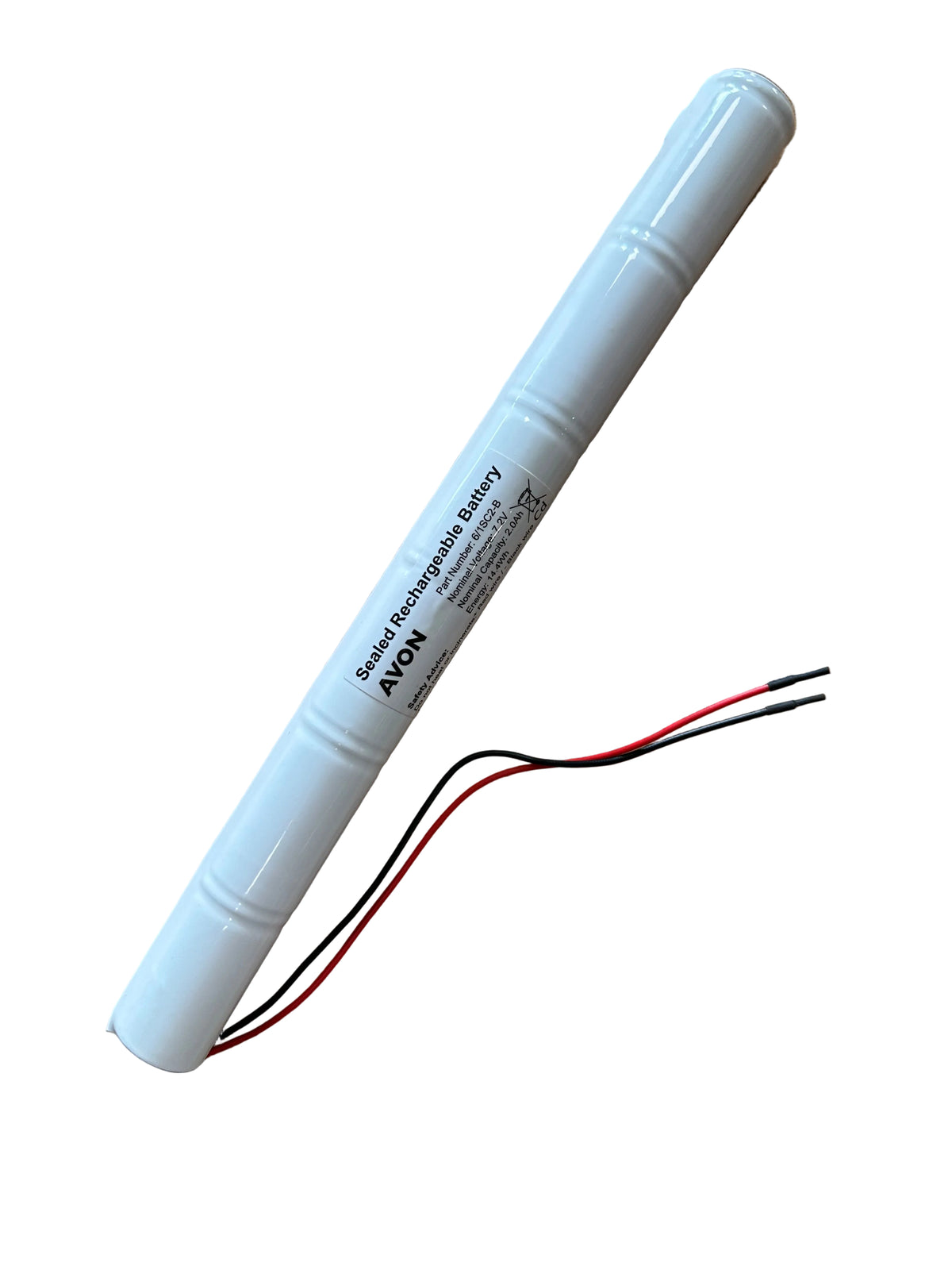 BST6-SC-7.2V-2AH-NICD 6 X Sub C Cell Battery Stick 7.2V 2AH Flying Leads - LED Retro