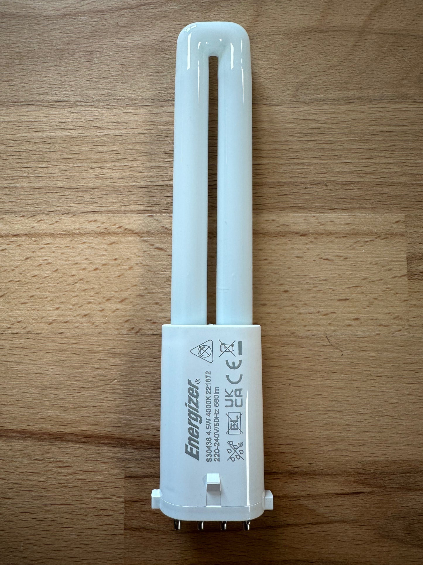 Energizer 4.5W=9W LED PLS 2G7 4Pin 580lm (Cool White) - S30436 - LED Retro