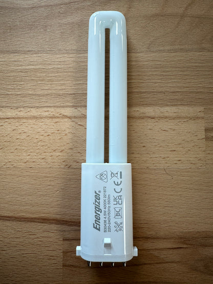 Energizer 4.5W=9W LED PLS 2G7 4Pin 580lm (Cool White) - S30436 - LED Retro
