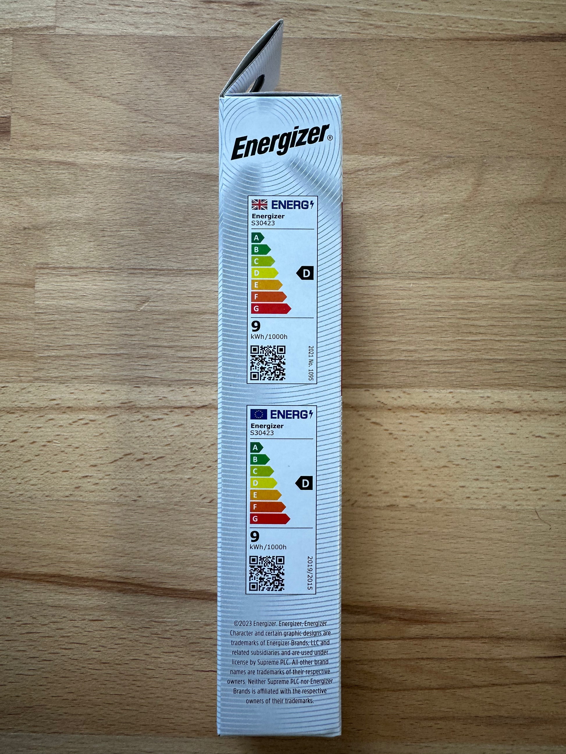 Energizer 9W=26W LED PLD (PL-C) G24d 2Pin 1300lm 4000K (Cool White) - S30423 - LED Spares