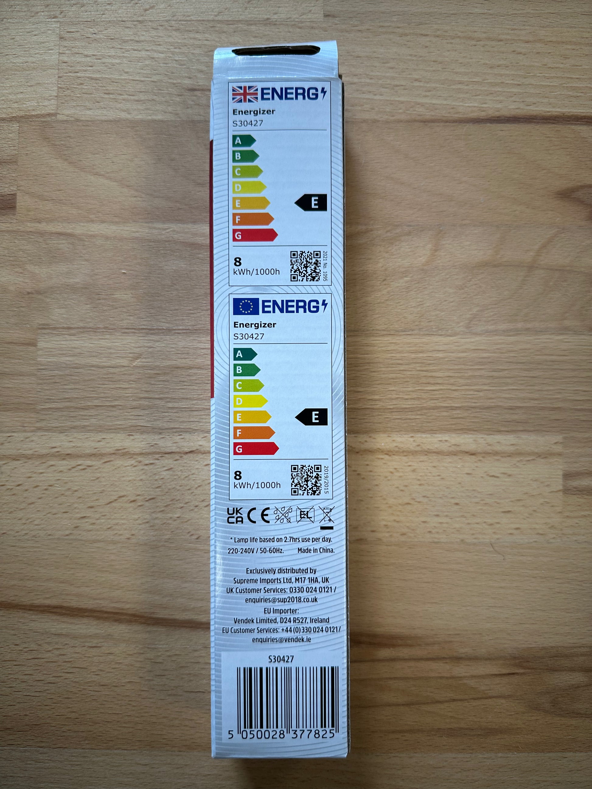 Energizer 8W=18W LED PLL 2G11 4Pin 1000lm 4000K (Cool White) - S30427 - LED Retro