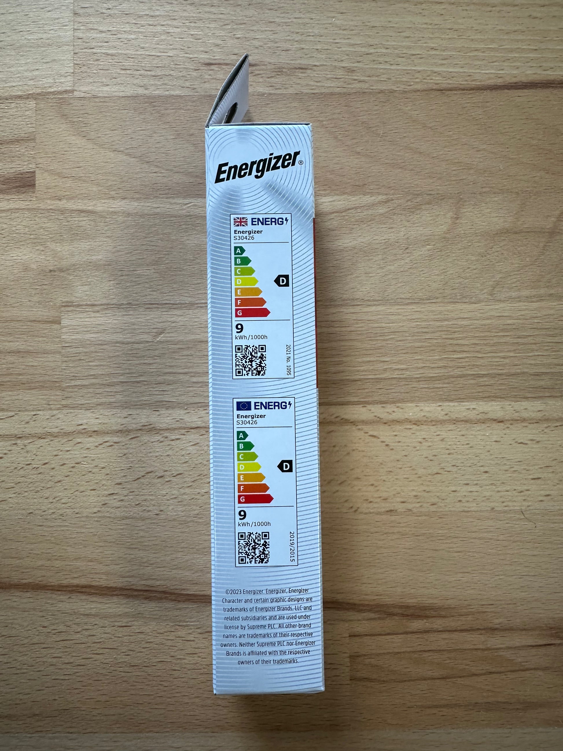 Energizer 9W=26W LED PLD (PL-C) G24Q 4Pin 1300lm 4000K (Cool White) - S30426 - LED Retro
